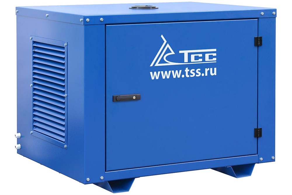 Фото 13 - Бензогенератор TSS SGG 6000EH3NA в кожухе.