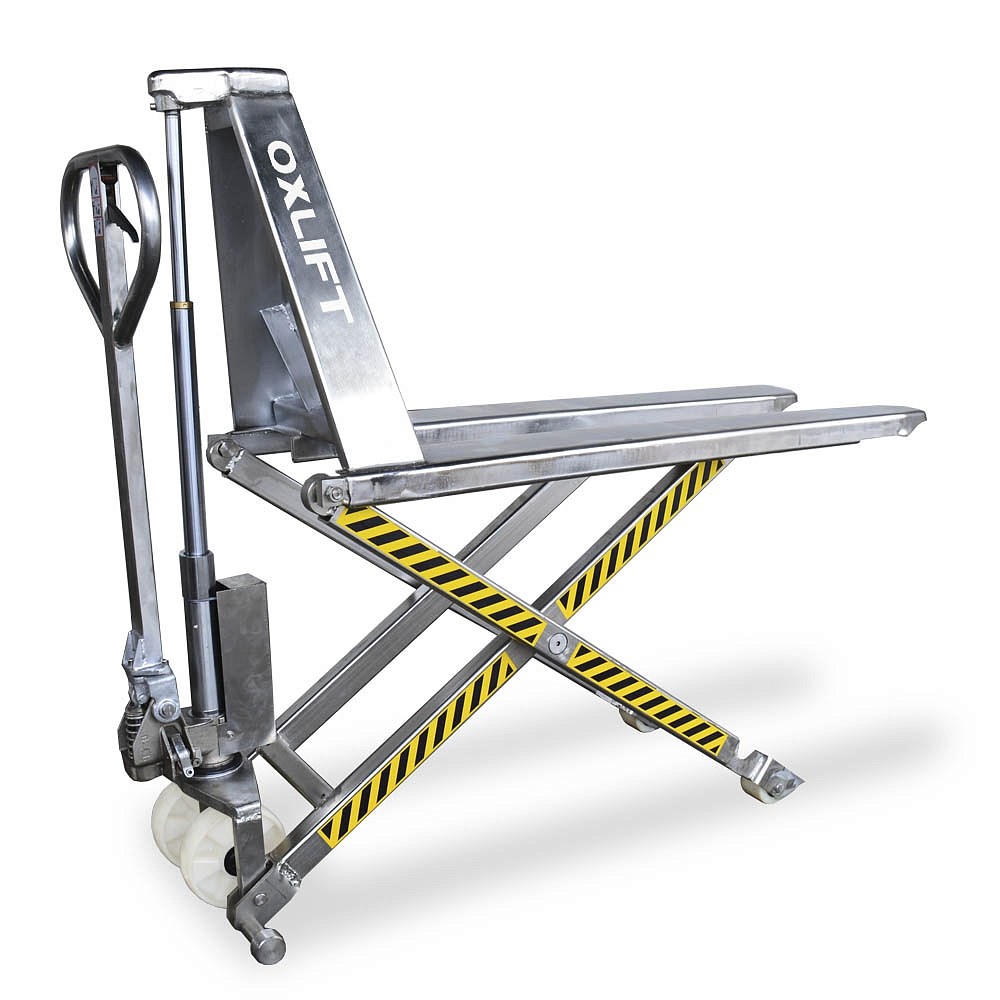 Фото 24 - Ножничная тележка из Нержавеющей Стали OXH-10Steel OXLIFT.