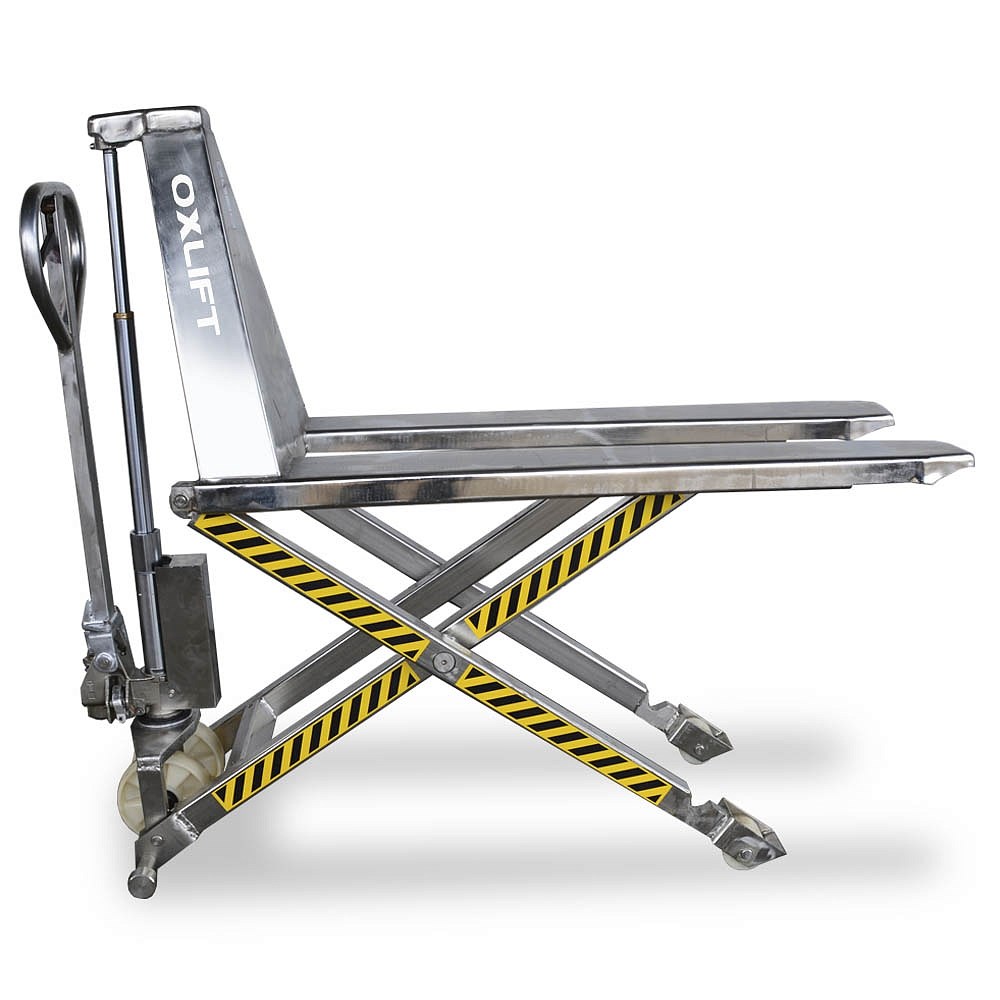 Фото 26 - Ножничная тележка из Нержавеющей Стали OXH-10Steel OXLIFT.