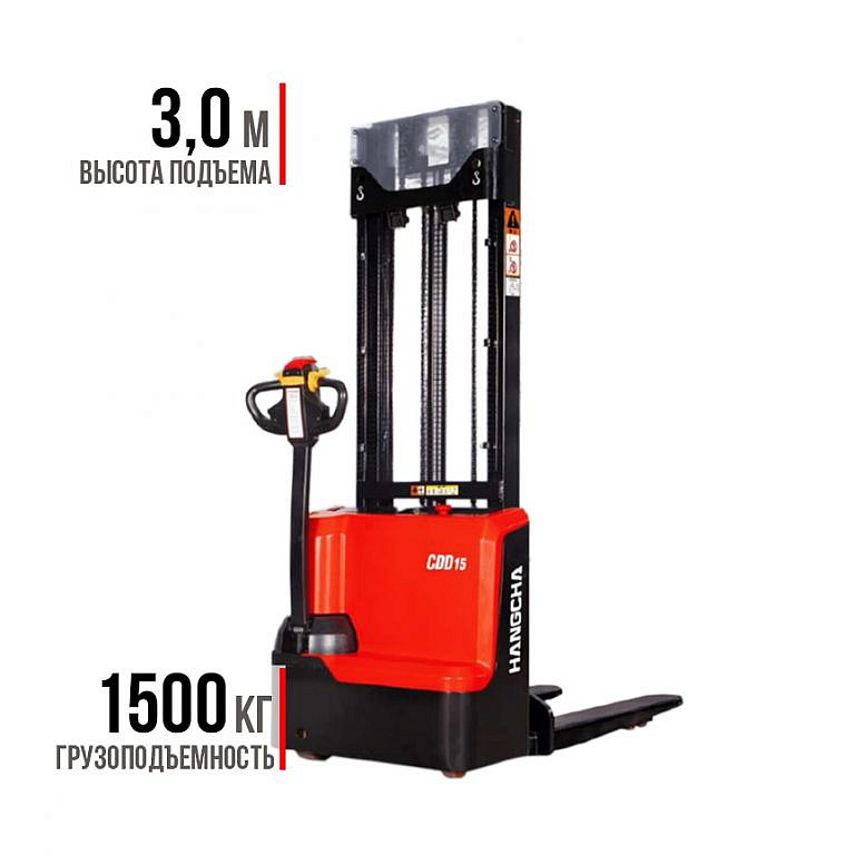 Фото 1 - Штабелер HC CDD15-WS (VM300).